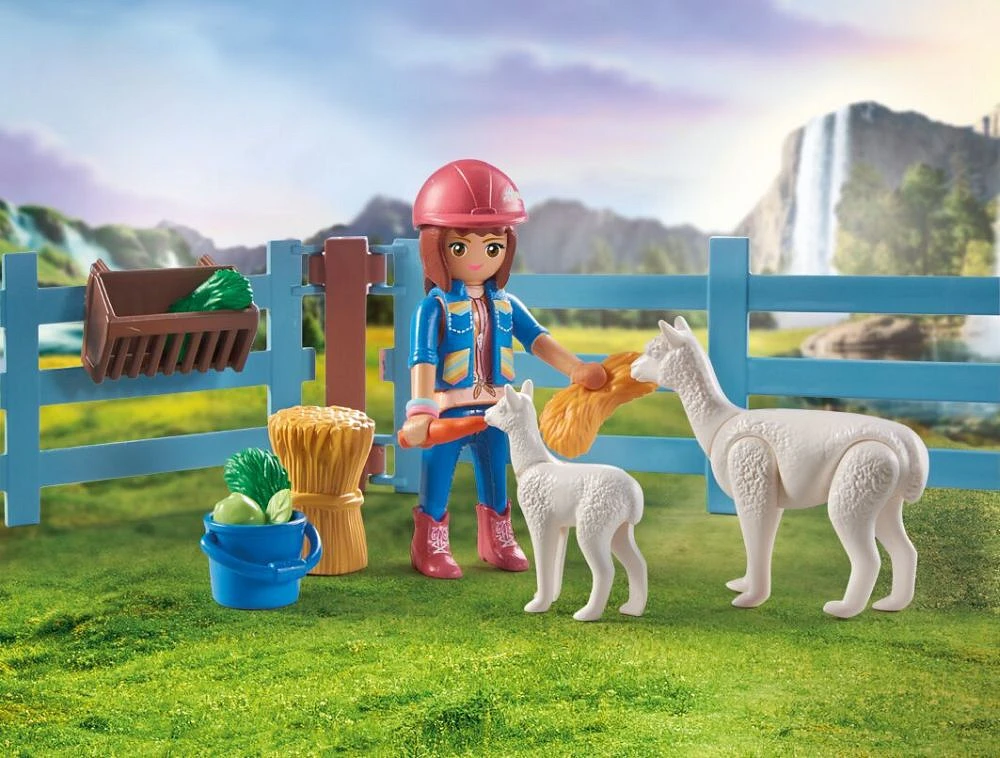 Playmobil - Amelia et Whisper avec box pour chevaux