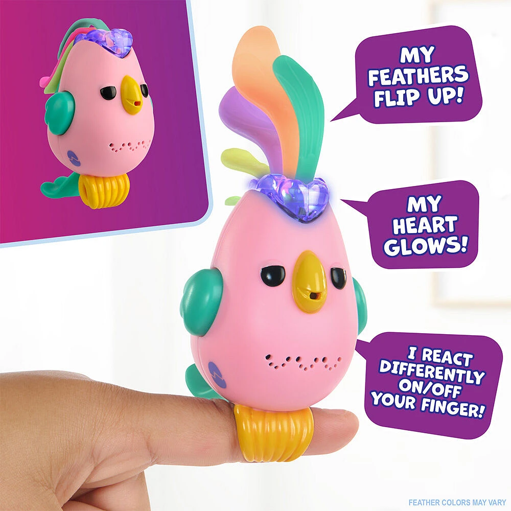 Fingerlings Sweet Tweets Interactive Bird: Debbie, Pink