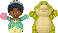 Disney Princess Tiana & Louis Little People Figure Set for Toddlers and Kids