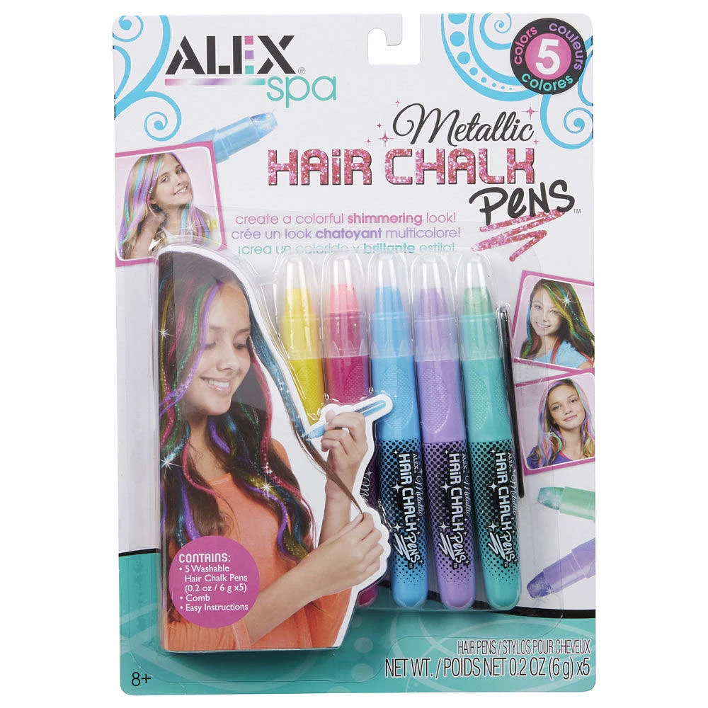 ALEX Spa Metallic Hair Chalk Pens