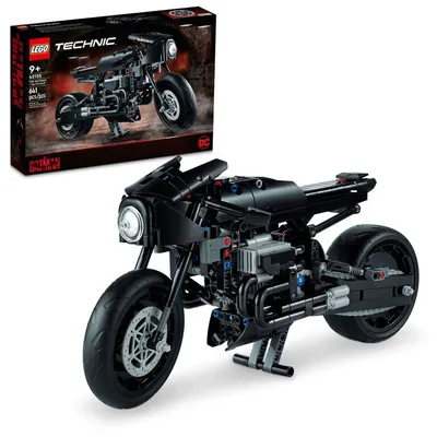 LEGO Technic THE BATMAN - BATCYCLE 42155 Building Toy Set (641 Pieces)