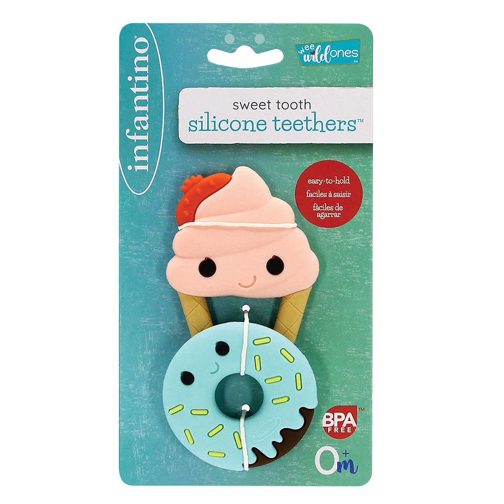 Sweet Tooth Donut And Ice Cream Teether Toy