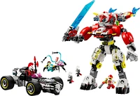 LEGO DREAMZzz Le robot-tigre de Cooper et le bolide de Zero, Jouet de voiture pour enfants 71497