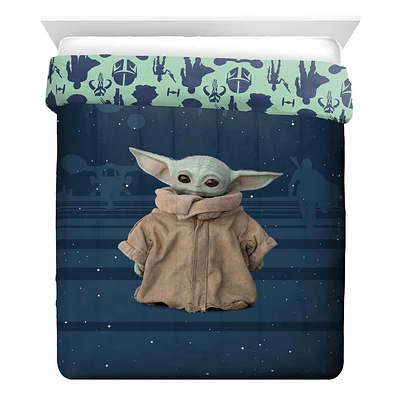 Star Wars: The Mandalorian 'The Child' Twin/Full Reversible Comforter, 100% Polyester