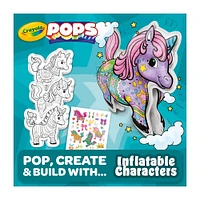 Ensemble d'activités de personnages gonflables Crayola POPS 3D, Licornes
