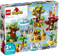 LEGO DUPLO Les animaux sauvages du monde 10975 Ensemble de construction (142 pièces)