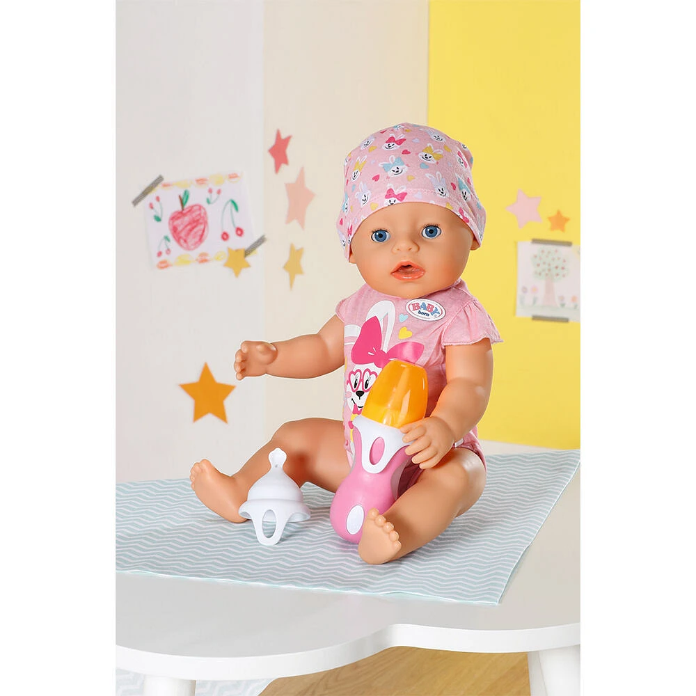 Biberon et cuillère interactifs BABY born pour poupée de 43 cm