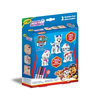 Crayola Paw Patrol Scribble Scrubbie Pets, 3 Count