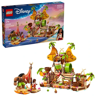 LEGO Disney Moana 2 Kakamora Barge Kids Toy - Pretend Play Building Set for Girls & Boys 7+ - 43258