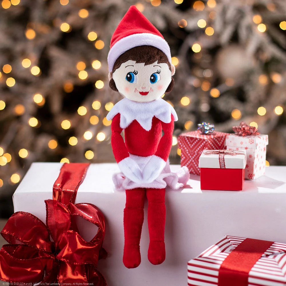 ELF ON THE SHELF - Plushee Pal Snuggler Girl Light