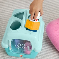 Fisher-Price FP Pets Sort & Stow Pet Carrier Baby & Toddler Shape Sorting Toy, 8 Blocks