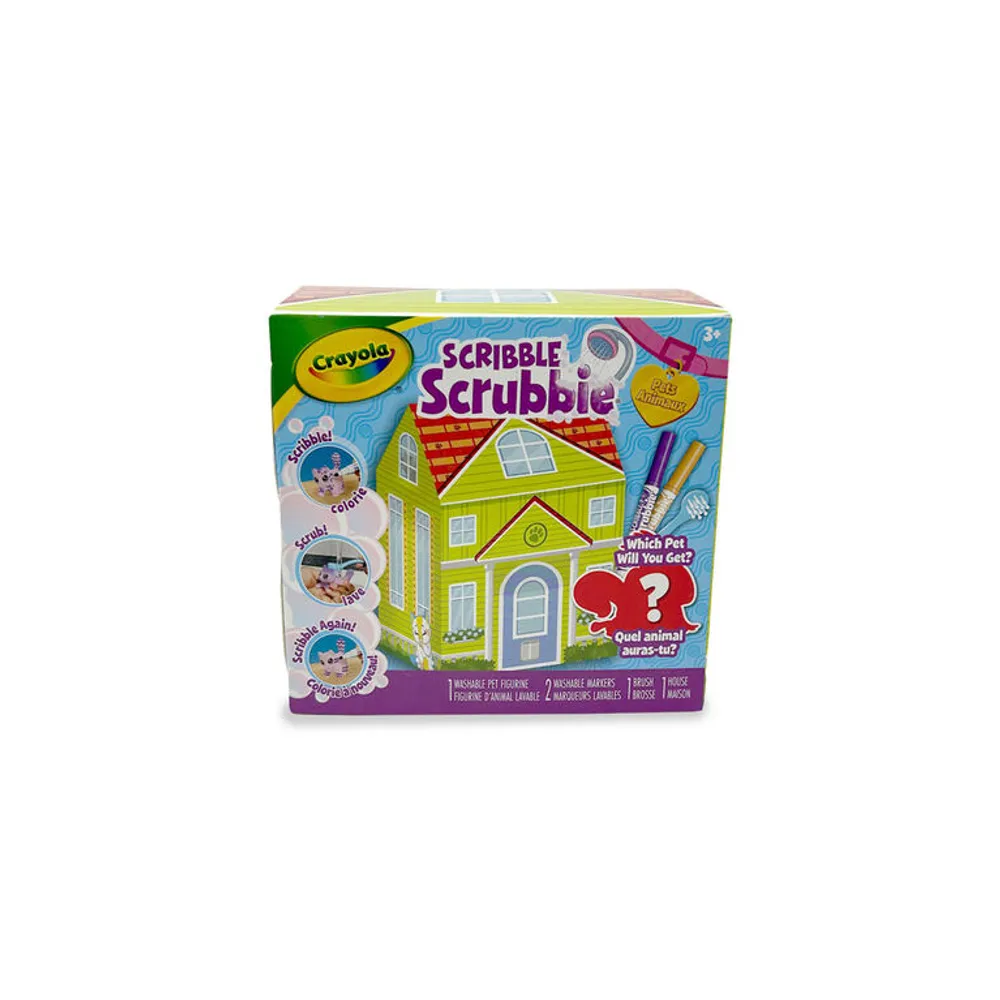 Crayola Scribble Scrubbie Ocean Pets, Color & Wash Creative Toy