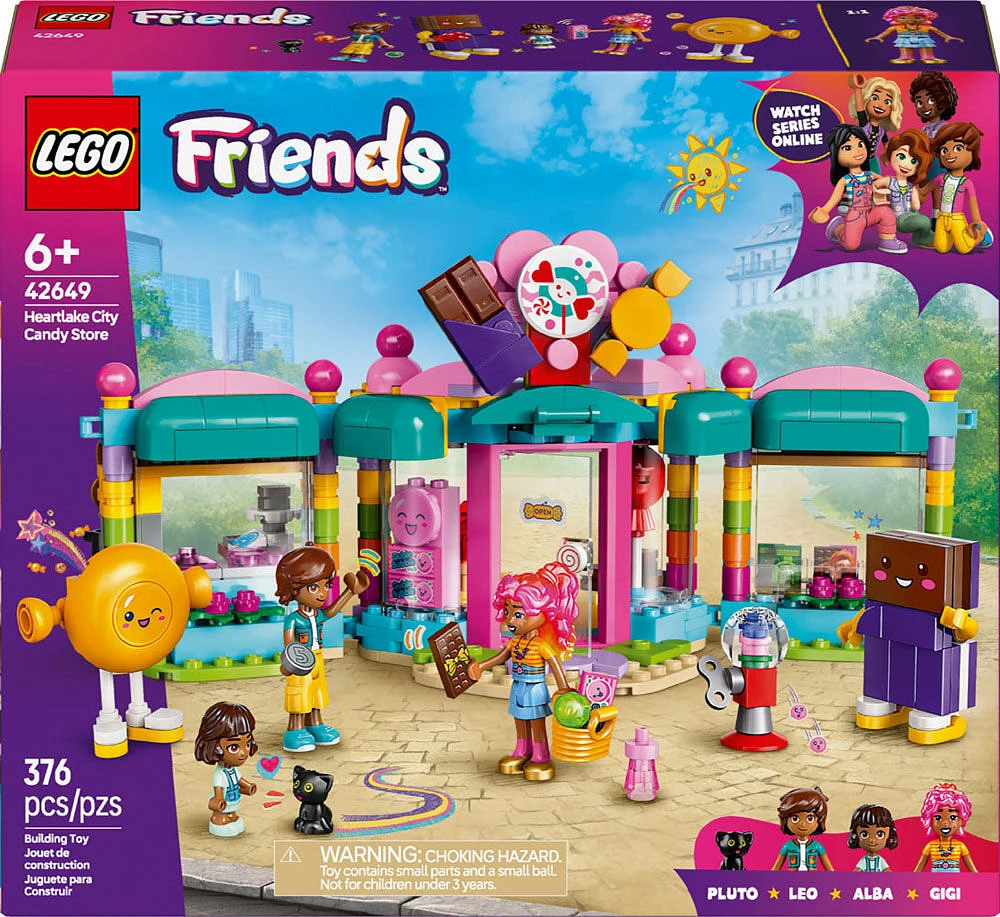 LEGO Friends Heartlake City Candy Store Building Toy - Pretend Play Set for Kids, Girls and Boys - 42649