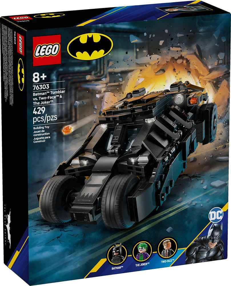 LEGO DC Batman : La Tumbler de Batman contre Double-Face et le Joker , Jouet, Voiture Super Hero 76303