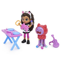 Gabby et la maison magique – Coffret Kitty Karaoke avec 2 figurines jouets, 2 accessoires, boîte surprise et meuble