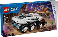 Jouet LEGO City Le véhicule astromobile télécommandé et la grue de chargement 60432