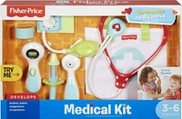 Fisher-Price - Trousse de médecin, 7 éléments, jeu préscolaire