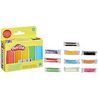 Play-Doh Pack de 10 couleurs indispensables, pâte à modeler en bâtonnets pour loisirs créatifs des enfants