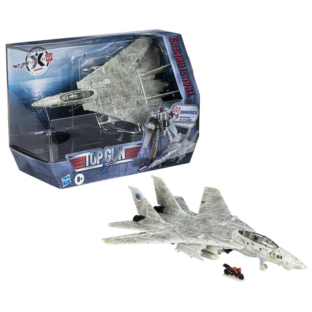 Transformers Generations - Transformers Collaborative: Top Gun Mash-Up, Maverick Action Figure, 7-inch