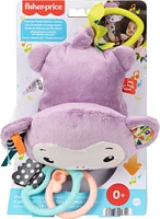 Fisher-Price Baby Stroller Toy Sing & Go Purple Monkey Musical Sensory Plush
