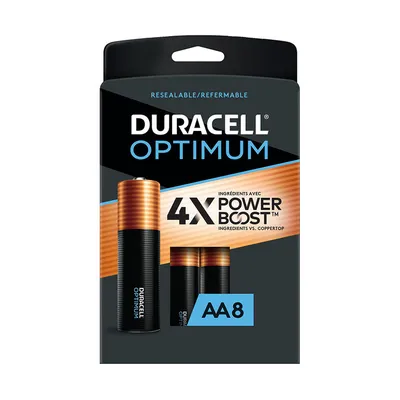 Duracell - Optimum AA Batteries - 8 Pack