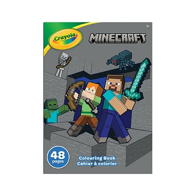 Crayola 48 Page Colouring Book, Minecraft