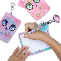 Nebulous Stars - Mini Fuzzy Notebook Keychain