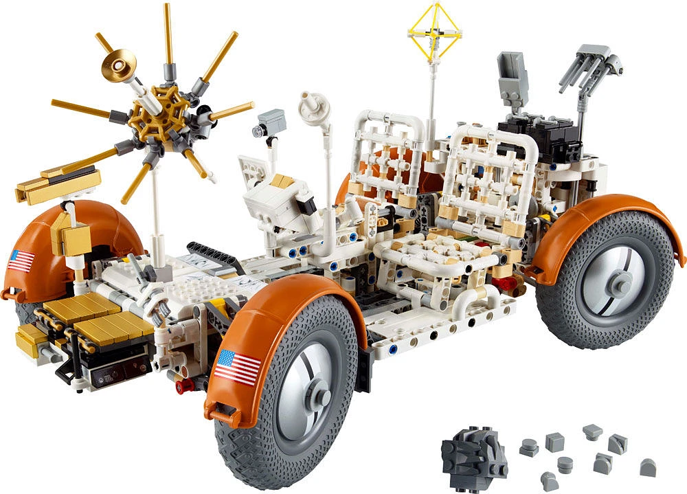 LEGO Technic NASA Apollo Lunar Roving Vehicle - LRV, Space Rover Model Set for Adults 42182