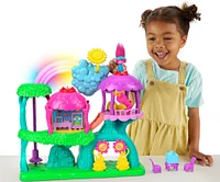 Imaginext-DreamWorks Trolls-Coffret Cabane Arc-en-ciel - Notre exclusivité