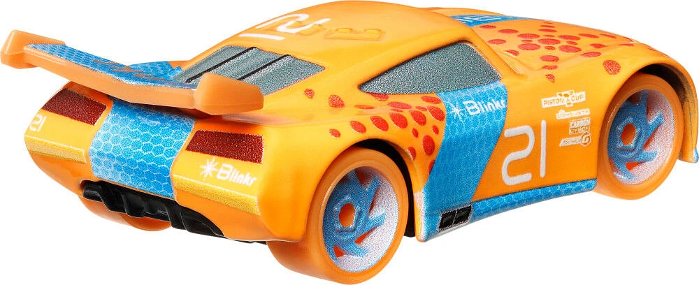 Disney and Pixar Cars Glow Racers Vehicles, Glow-in-the-Dark 1:55 Scale Die-cast Toy Cars