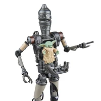 Star Wars The Black Series, pack de 2 figurines Deluxe de collection IG-12 et Grogu échelle 15 cm, Star Wars: The Mandalorian