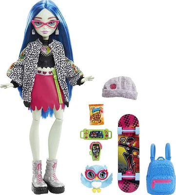 Monster High- Poupée avec animal et accessoires - Ghoulia Yelps