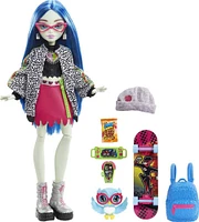 Monster High- Poupée avec animal et accessoires - Ghoulia Yelps