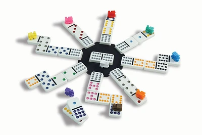 Ideal Games - Jeu de dominos de train mexicain classique