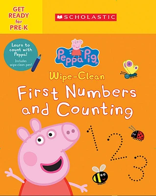 Scholastic - Peppa Pig: Wipe-Clean First Numbers and Counting - Édition anglaise