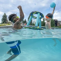 COOP, Hydro Spring Hoops, Jeu de piscine, Ensemble gonflable de basket-ball pour la piscine