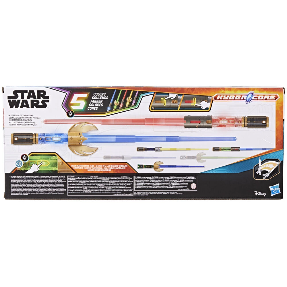 Star Wars LIGHTSABER Forge, Sabre laser de Maître couleurs de la Force, SABRE LASER électronique avec lame changeant de couleur