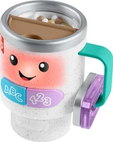 Fisher-Price Laugh & Learn Wake Up & Learn Coffee Mug Baby Musical Toy, Multilanguage Version 