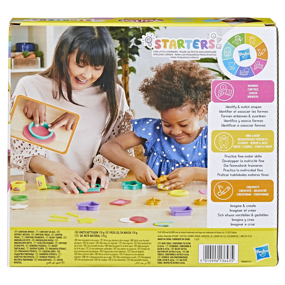 Play-Doh Mes premiers apprentissages - Les Formes, loisirs créatifs avec pâte à modeler pour le préscolaire