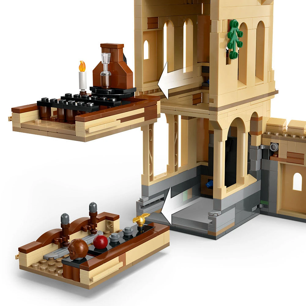 LEGO Harry Potter Le château de Poudlard : les leçons de vol, Ensemble d'aventure, Cadeau de sorciers pour enfants 76447