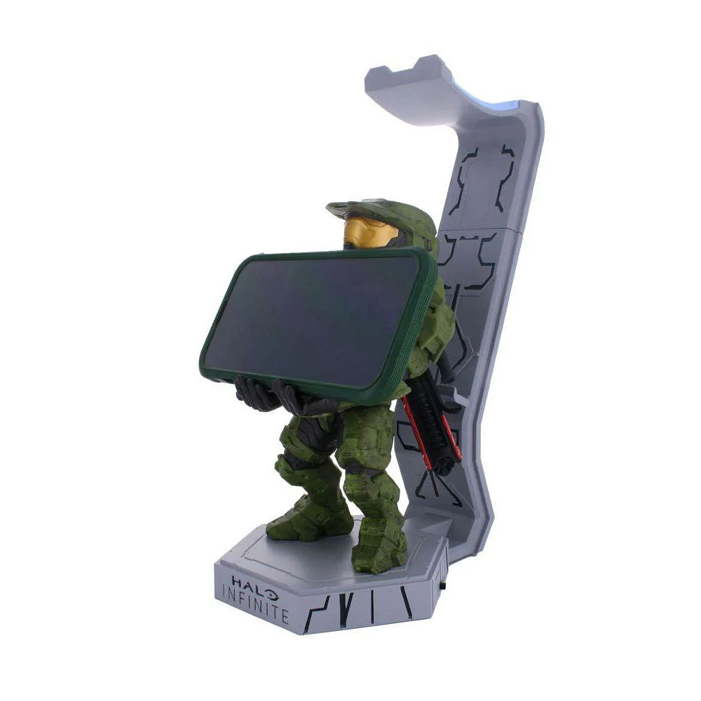 Exquisite Gaming Halo Infinite: Master Chief Cable Guy Deluxe Light Up Controller, Headphone and Phone Stand