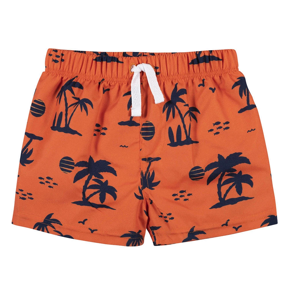 Gerber - Ensemble 2 pièces pour bébé et tout-petit garçon Vacation Vibes Rash Guard et maillot de bain - 3T