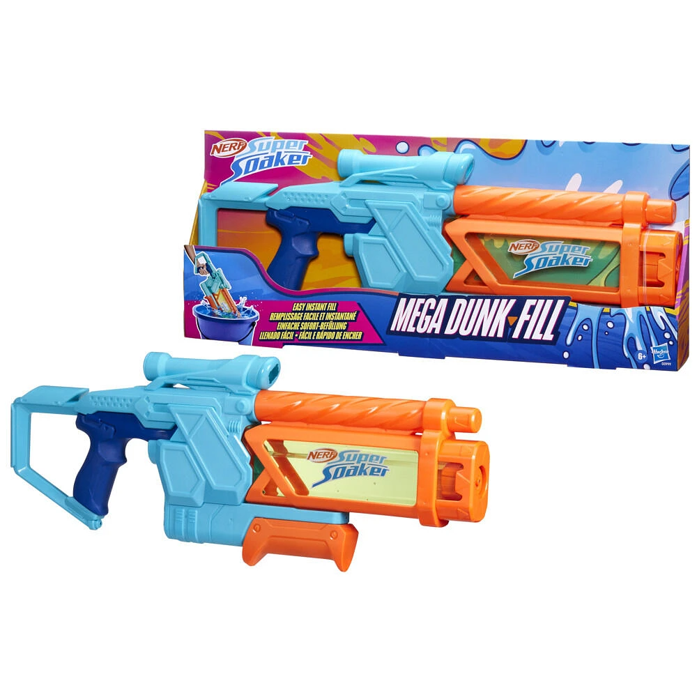 Nerf Super Soaker Mega Dunk-Fill Water Blaster