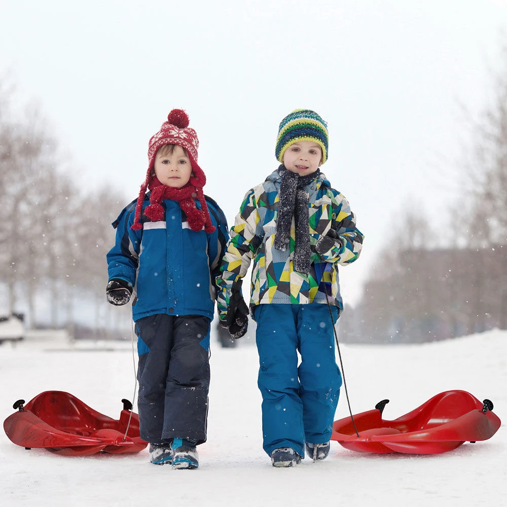 ERA Megablitzen 38-inch Toboggan Sled, Red