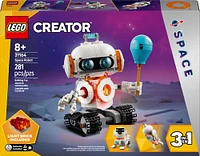 LEGO Creator Le robot spatial 3en1, Ensemble de jouet scientifique, Se transforme en figurine de chien ou de fusée 31164