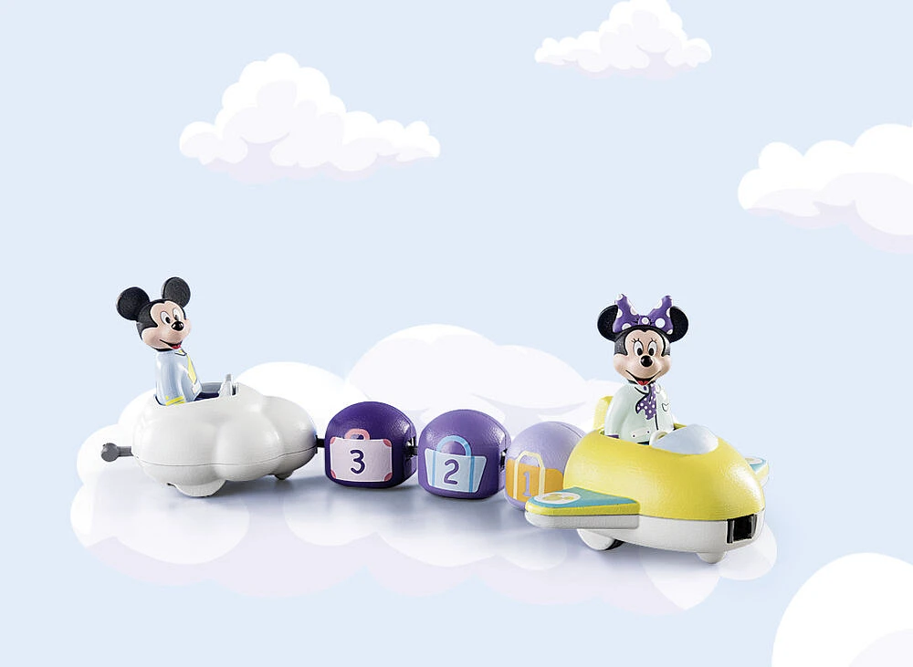 Playmobil - 1.2.3 and Disney: Train des nuages de Mickey et Minnie