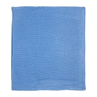 Amor Bebe Blue Sweater Knit Mink Blanket