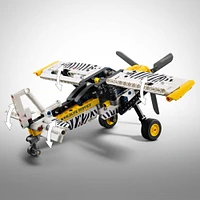 LEGO Technic Bush Plane Toy - Model Airplane Gift with Spinning Propeller, 4-Cylinder Piston Engine - 42198