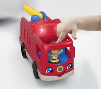 Fisher-Price - Little People - Camion des pompiers serviables - Édition bilingue