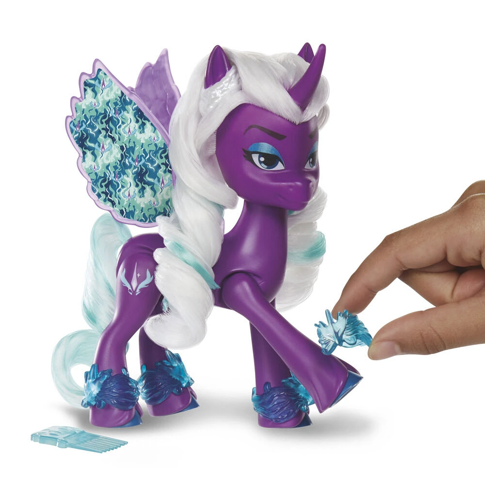 My Little Pony Opaline Arcana Ailes magiques, alicorne My Little Pony de 12,5 cm avec accessoires